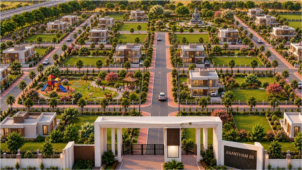 Bird's-Eye Masterplan & Township Sanctuary