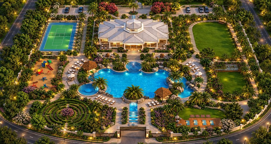 The Club - Complete Master Aerial Architecture Anantham 88